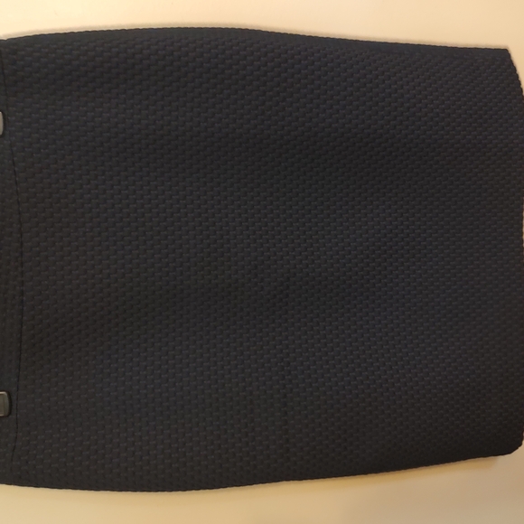 J. Crew Navy Textured Skirt - Picture 2 of 4